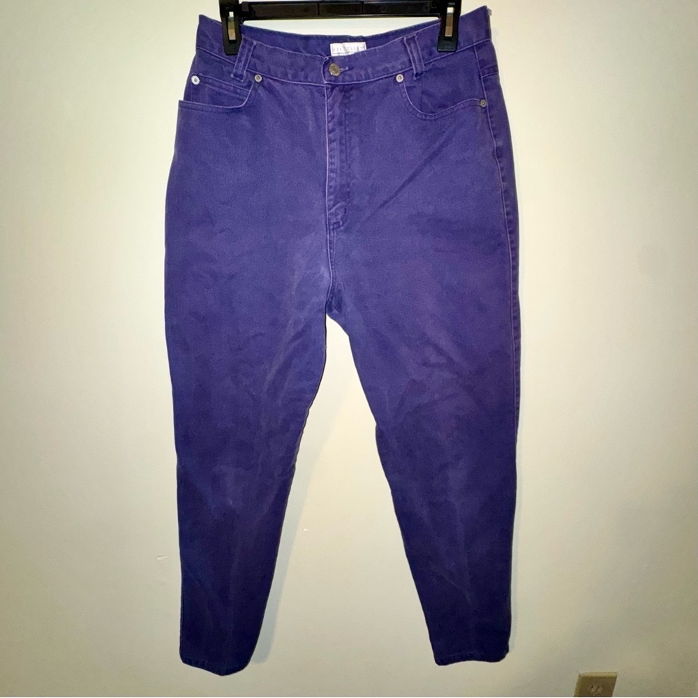 Vintage Van Heusen For Her Women's High Rise Mom Jeans - Purple